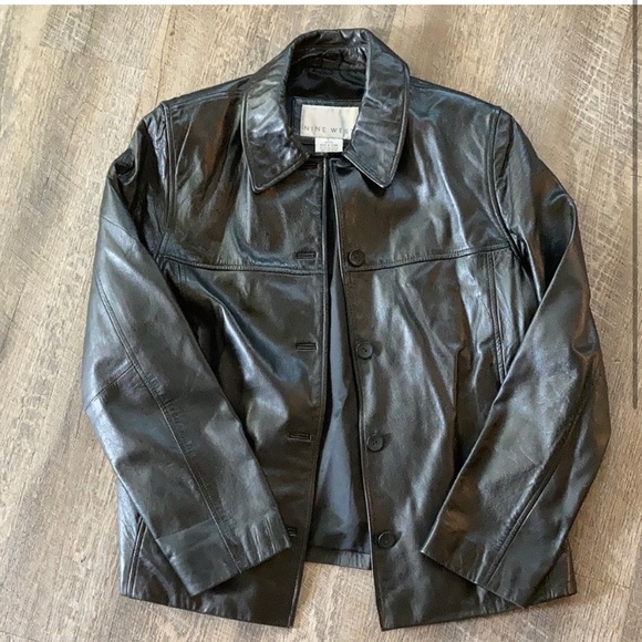 Nine West Genuine Leather Jacket!